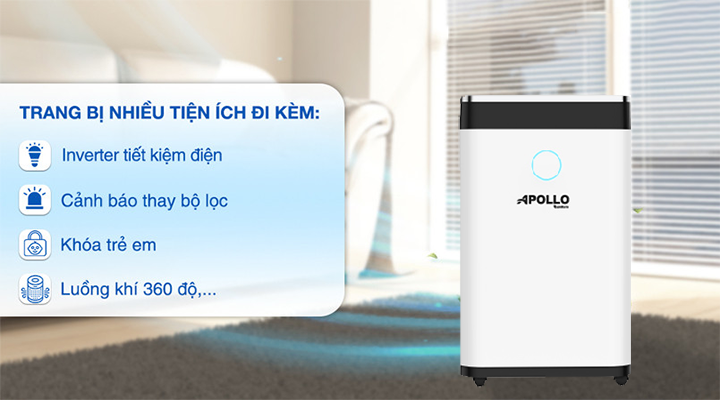 Máy Hút Ẩm Lọc Không Khí Sumikura NV-210Apollo