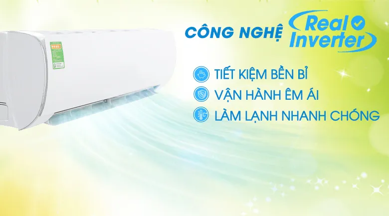 Công nghệ Real Inverter - Tiết kiệm năng lượng tối ưu