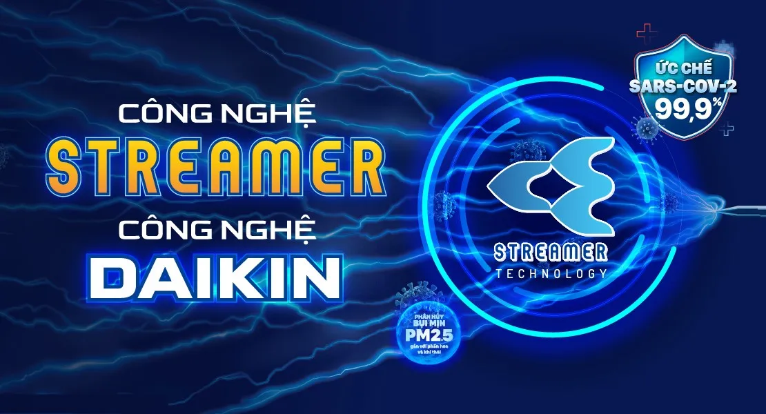 Công nghệ Streamer – Giải pháp làm sạch độc quyền Daikin