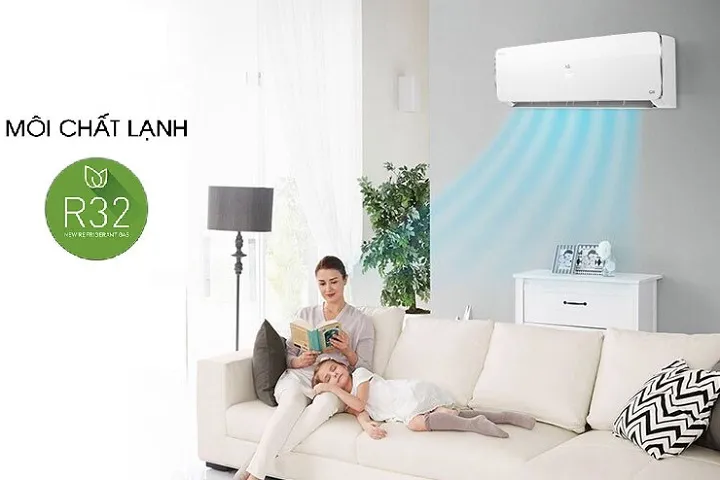 Sử dụng gas R32 - Hiệu suất làm lạnh cao