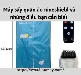 Máy sấy quần áo nineshield và những điều bạn cần biết