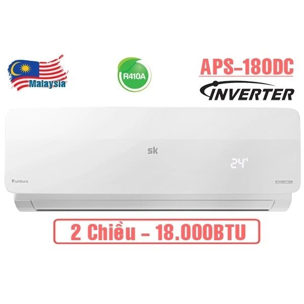 Điều Hòa Sumikura 2 Chiều Cơ 18.000BTU APS/APO-H180