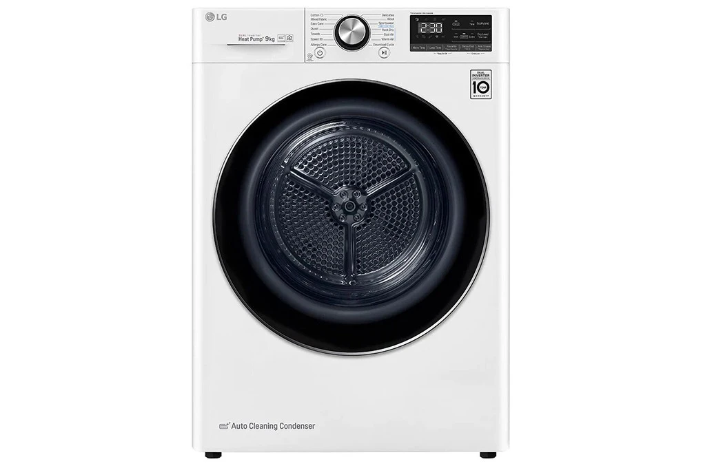 Máy Sấy Bơm Nhiệt LG 9kg DVHP09W