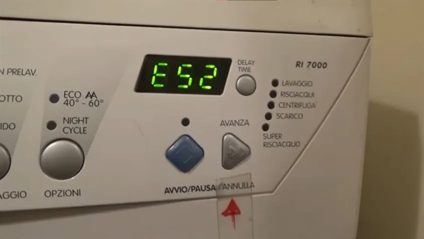 E52 – Mã lỗi gây ám ảnh cho người dùng Electrolux