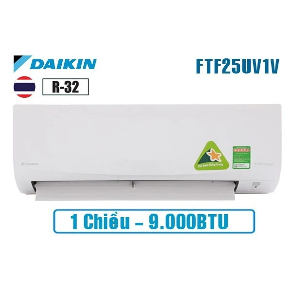 Điều Hòa Daikin 9000BTU 1 Chiều FTF25UV1V