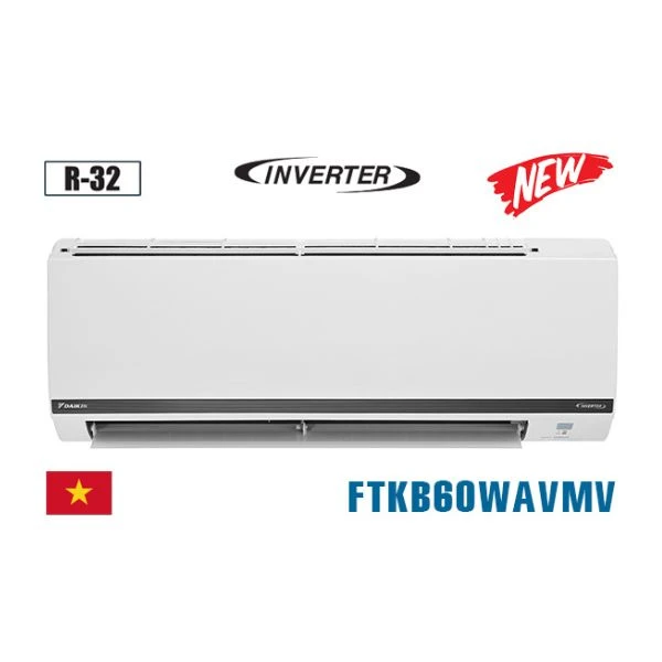 Điều Hòa Daikin 21000 BTU inverter 1 Chiều FTKB60YVMV