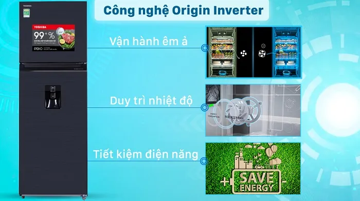 Vận hành êm ái tiết kiệm điện năng