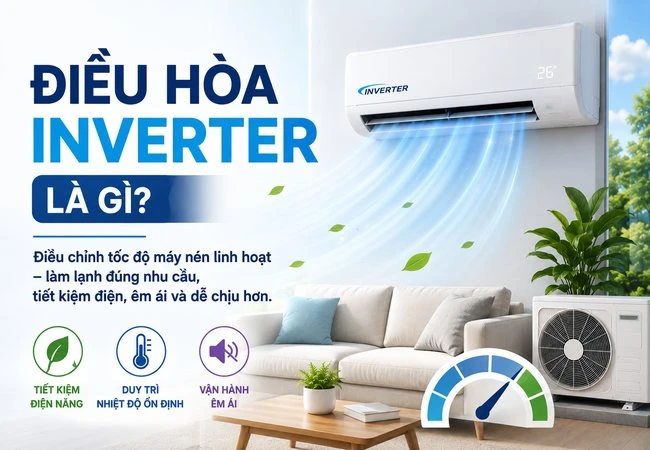 Điều hòa inverter là gì? Thực chất inverter làm gì?