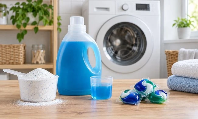 Nên dùng bột giặt, nước giặt hay viên giặt? Cách lựa chọn và định lượng đúng