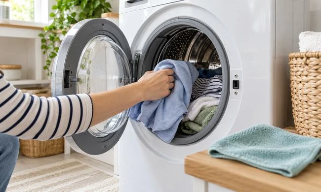 Giặt xong nên lấy quần áo ra và chăm sóc máy giặt như thế nào?