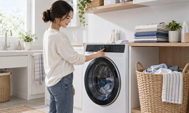 Hướng dẫn sử dụng máy giặt Electrolux cửa ngang cho người mới: Từ chọn chương trình đến chăm sóc máy