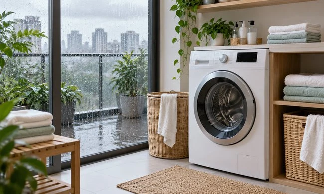 Máy giặt sử dụng trong môi trường nồm ẩm cần được chăm sóc thế nào?