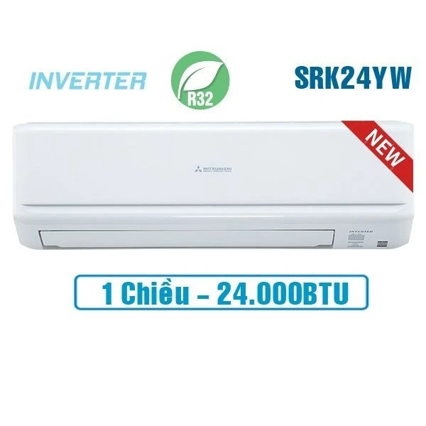 Điều Hòa Mitsubishi Heavy 24000BTU 1 Chiều Inverter SRK/SRC24YW-W5