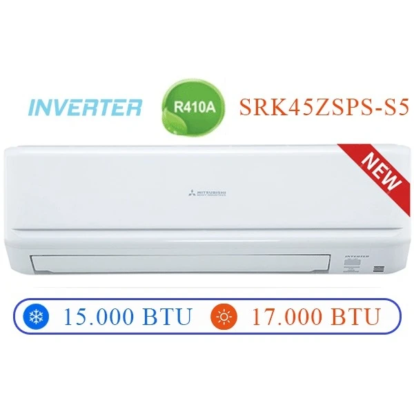 Điều Hòa Mitsubishi Heavy 18.000BTU 2 Chiều Inverter SRK/SRC45ZSPS-S5