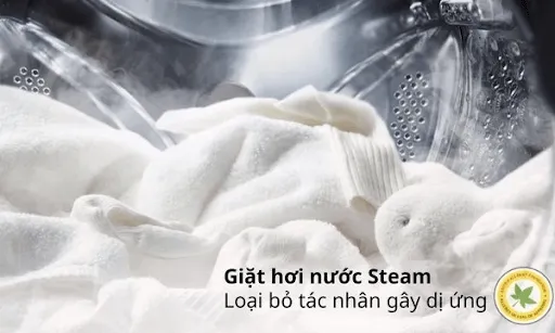 Steam+ – Giải pháp giặt sạch kết hợp bảo vệ sức khỏe