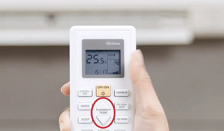 Chế độ nóng điều hòa panasonic inverter