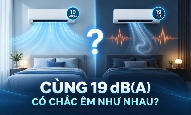 Cùng 19 dB(A), trải nghiệm êm có chắc giống nhau?