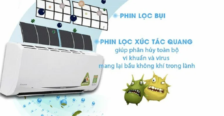 Công nghệ lọc khí của điều hòa Daikin