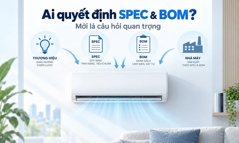 Ai quyết định spec và BOM mới là câu hỏi quan trọng