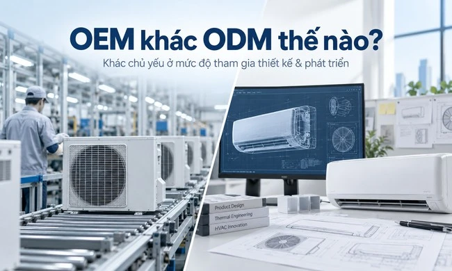 ODM khác OEM thế nào?