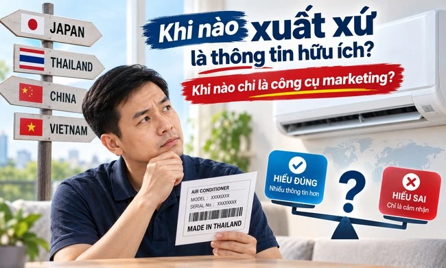 Khi nào xuất xứ là thông tin hữu ích, khi nào chỉ là công cụ marketing?
