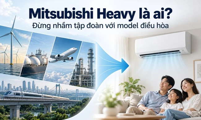 Mitsubishi Heavy Industries là ai — và điều gì thuộc riêng mảng điều hòa dân dụng?