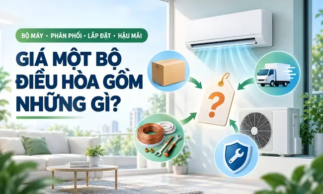 Giá một bộ điều hòa gồm những gì?