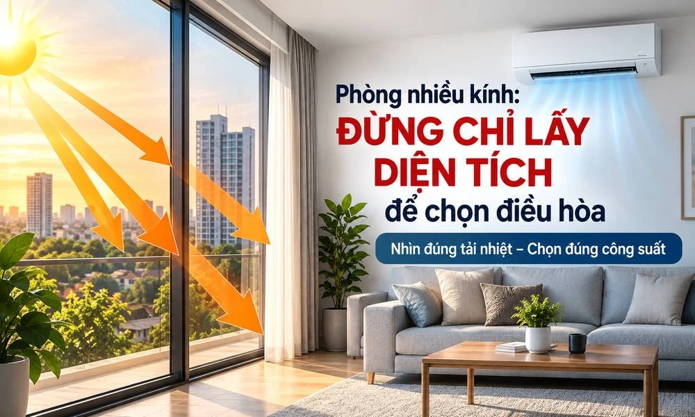 Phòng nhiều kính: đừng chỉ lấy diện tích nhân hệ số