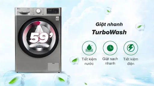 TurboWash™ – Giặt nhanh và sạch chỉ trong vòng 39 phút