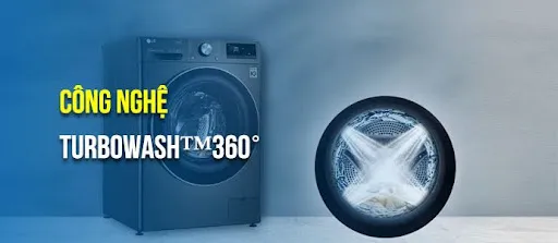 TurboWash™360 – Giặt nhanh 39 phút, sạch sâu toàn diện