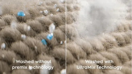 Công nghệ UltraMix – Hòa tan chất giặt hoàn toàn trước khi giặt