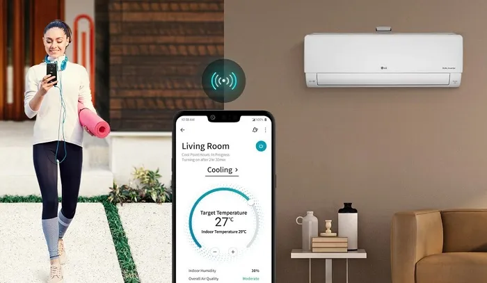 Kết nối Wi-Fi qua ứng dụng LG ThinQ – Điều khiển thông minh từ xa