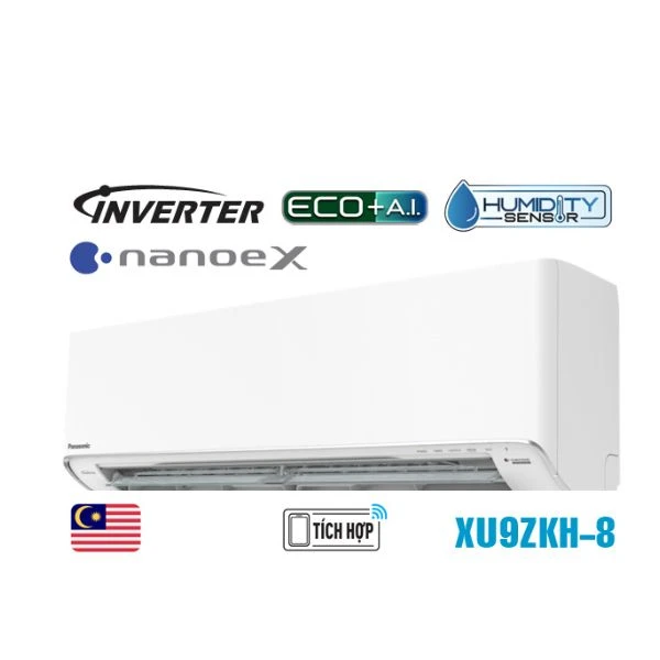 Điều Hòa Panasonic inverter 1 Chiều 9000BTU XU9ZKH-8