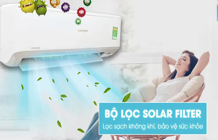 Bộ lọc Solar khử mùi hiệu quả