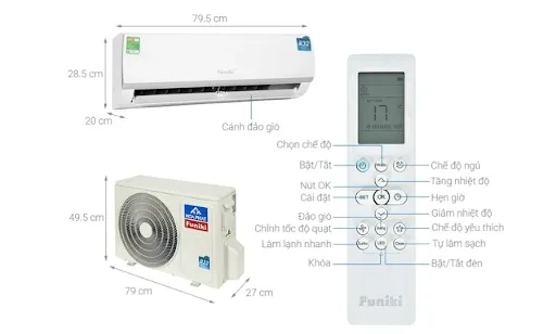 Cách đặt hẹn giờ điều hòa funiki