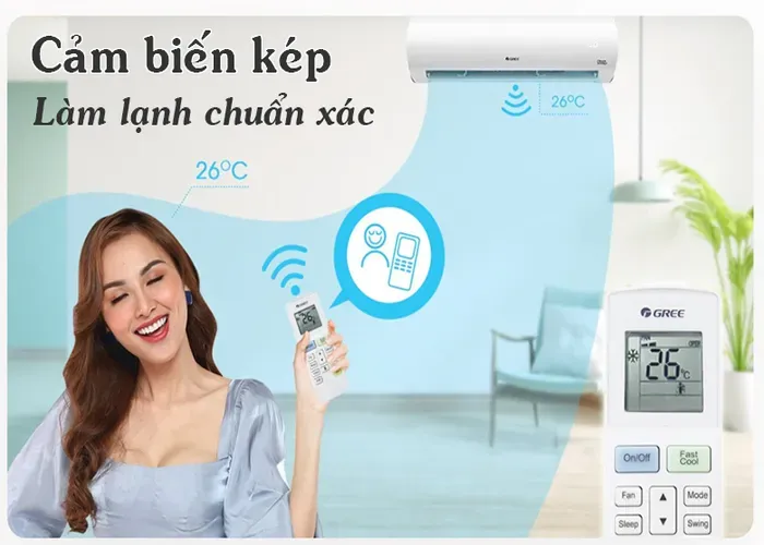 Cảm biến kép I-Feel cho trải nghiệm tối ưu