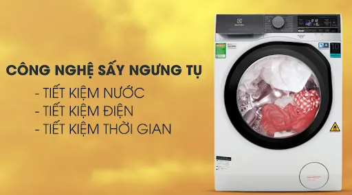 Chức năng sấy khô 7 kg – Không còn lo thời tiết ẩm ướt