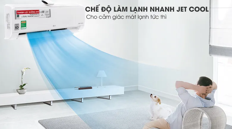 Chế độ Jet Cool – làm mát tức thì
