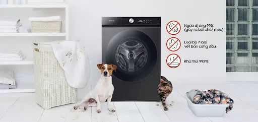 Chế độ Pet Care – Xử lý lông thú hiệu quả