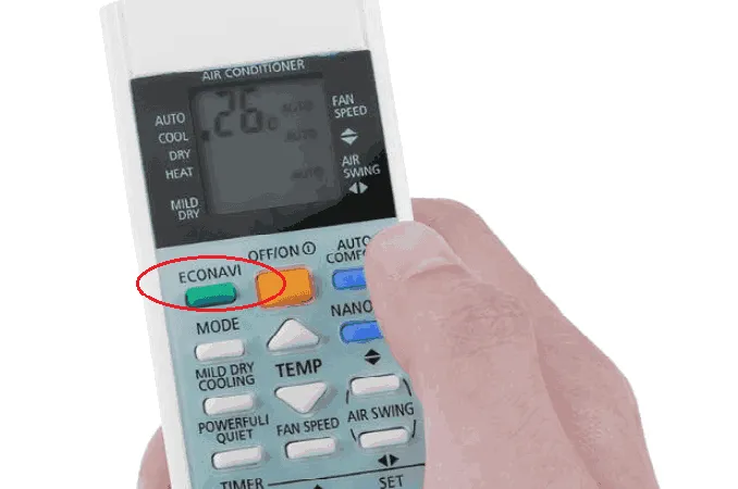 Chế độ Econavi điều hòa Panasonic 