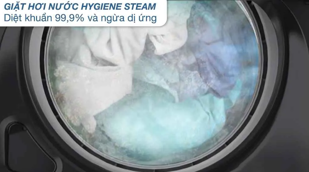 Chế độ Hygiene Steam diệt khuẩn đến 99,9%