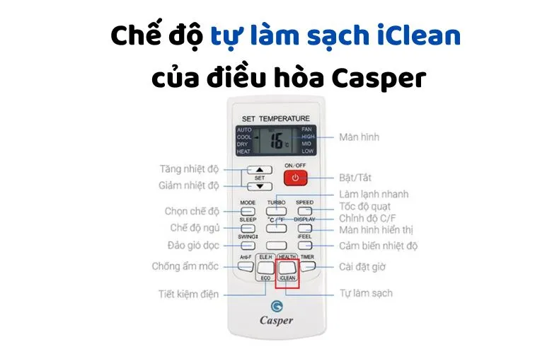 Chế độ tự làm sạch I-Clean