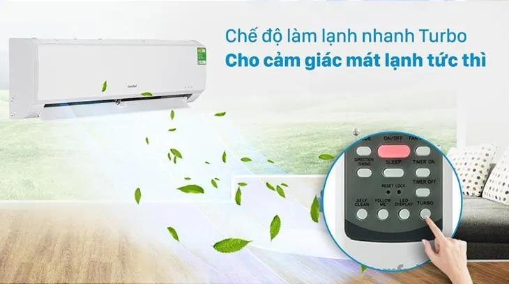 Chế độ Turbo làm lạnh siêu tốc