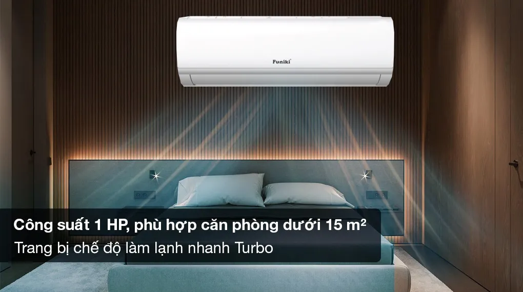 Chọn điều hòa Funiki phù hợp với diện tích phòng 