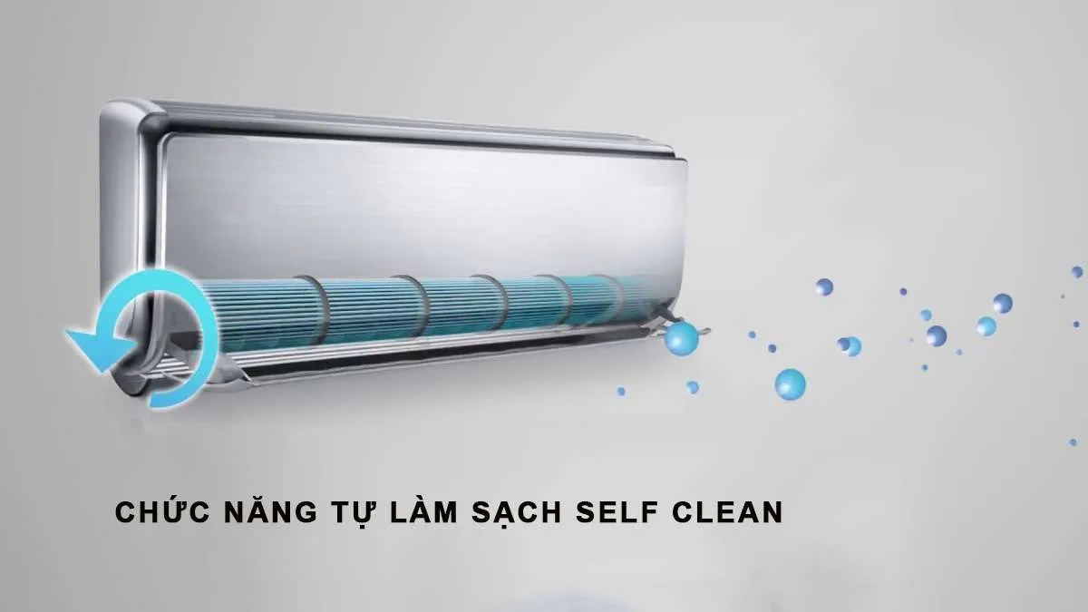 Chức năng tự động làm sạch Self-Cleaning của Midea