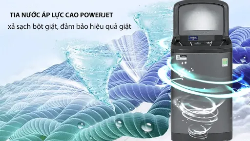 Công nghệ PowerJet tạo các luồng nước áp lực mạnh