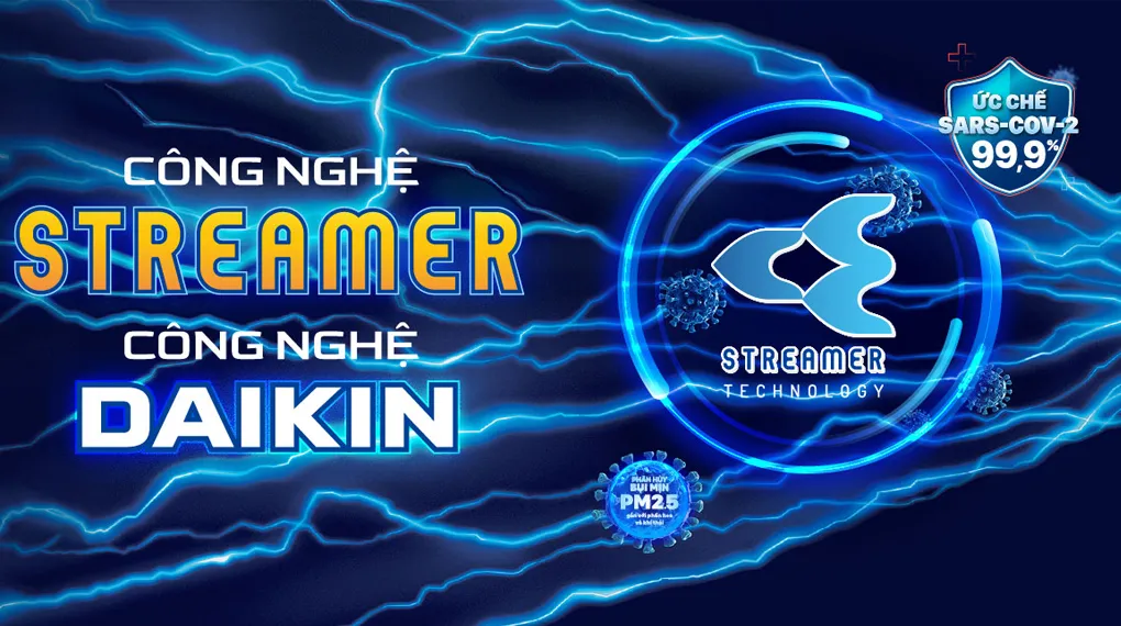 Công nghệ STREAMER – Diệt khuẩn siêu tốc