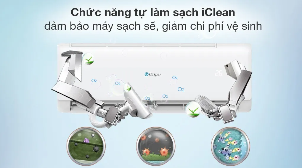Công nghệ tự làm sạch thông minh 5 bước