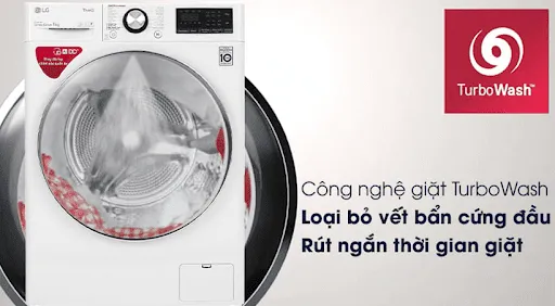 Công nghệ TurboWash™ – Rút ngắn thời gian giặt, tăng hiệu quả làm sạch