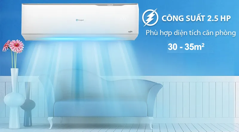 Công suất 24000BTU – Lý tưởng cho không gian rộng rãi